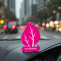 Diffuseur désodorisant de voiture en papier de luxe avec parfum rafraîchissant d'eucalyptus-menthe pour un voyage relaxant