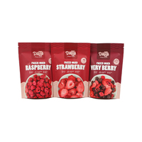 3,5g Op maat bedrukte, mat afgewerkte, hersluitbare aluminiumfolie zakje voor snoep, gedroogd fruit en voedsel, staande pouch met ritssluiting en handvat