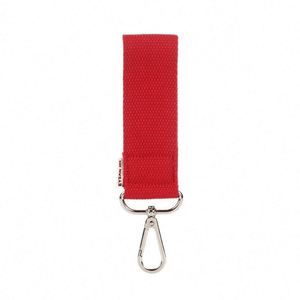 17CM Canvas Keychain Blank <b>Name</b> Tag Charm Pendant Wristlet Key <b>Ring</b> Wrist Lanyard Key Chain Holder for Women Girls Blank Keyring - Product Image 4