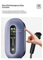 Stazione di Ricarica EV 32A 7kW 22kW Tipo 2 CCS2 J1772 AC 220V Caricatore Domestico con Accesso NFC
