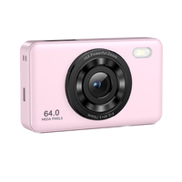 48MP Single Shot Digital Video kamera pintar untuk anak-anak siswa kompak 2.8 inci resolusi Full HD 10x-20x 1080p Selfie CMOS