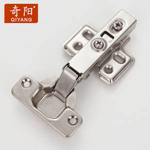 Qiyang 2D гидравлические стальные односторонние надвижные петли, мягкие, закрытые, для кухонных шкафов, шкафов, дверей, гостиной, столовой - Product Image 3