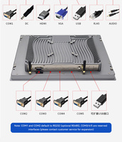 PC industriel tout-en-un à écran tactile capacitif, résolution 1920x1080, stockage 32 Go/64 Go, écran LCD à cadre ouvert