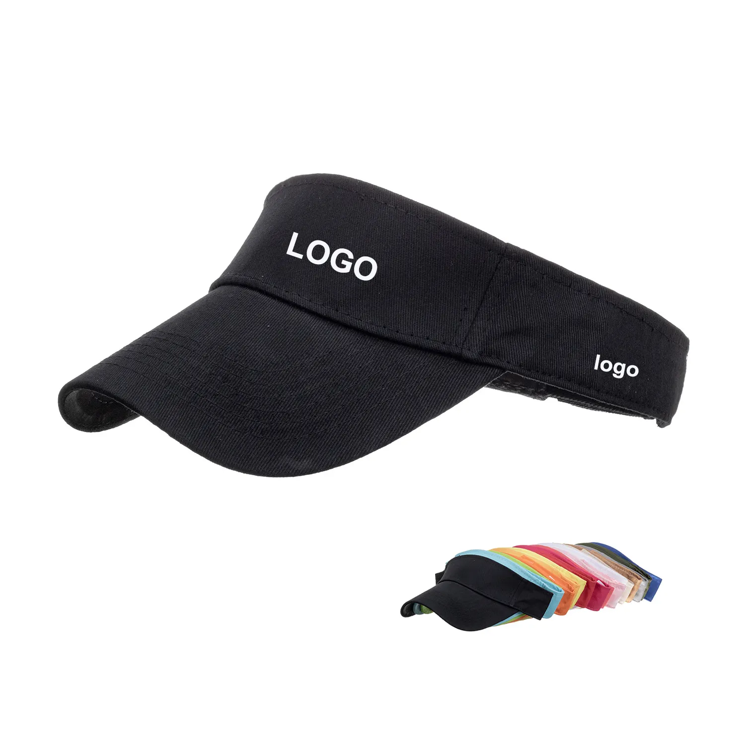 Customize Logo Visor Caps Golf Visors for Men Women Visor Hats Sun Protection Options Headbands Keep Your Cool During Workouts