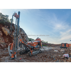 מקדחת סיבובית דיזל זחלית 90mm-130mm, עומק מקסימלי 25 מטר, לקידוח חורי פיצוץ במחצבה - Product Image 3