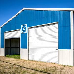 Garage en acier Q355B haute résistance, directement de l'usine, préfabriqué, certifié CE, pour 2 à 6 voitures - Product Image 5