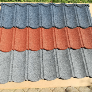 Fornitura del Produttore di Lamiere Ondulate Rivestite in <span class=keywords><strong>Pietra</strong></span>, Tegole Metalliche Galvanizzate Colorate per <span class=keywords><strong>Case</strong></span> e Templi in Africa - Product Image 3