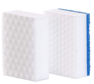 Esponja <span class=keywords><strong>de</strong></span> Espuma <span class=keywords><strong>de</strong></span> Melamina <span class=keywords><strong>de</strong></span> Forma Personalizada Premium con Almohadilla Abrasiva, Removedor <span class=keywords><strong>de</strong></span> <span class=keywords><strong>Manchas</strong></span> Ecológico y Potente <span class=keywords><strong>para</strong></span> Limpieza - Product Image 1