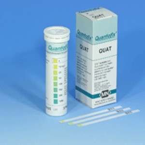 Quantofix Quat Test Strips 10-1000 mg/L Benzalkonium <b>Chloride</b> Semi-Quantitative For Water Analysis - Product Image 4