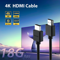 Câble HDMI 2.0b 18 Gbit/s 4K Ultra HD HDR 48 bits couleur profonde en PVC flexible mâle-mâle pour HDTV – Fournisseur d'usine