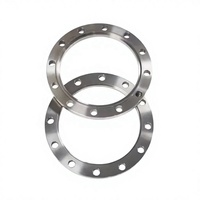 Flange Ring Titanium Gr5 Ti-6Al-4V Kustom OEM, Dikerjakan dengan Mesin CNC, Tahan Tekanan Tinggi, Kekuatan Tinggi, Standar ANSI B16.5, Presisi Tinggi