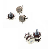 Potentiomètre à film carbone simple, double, multiple, triple WTH118 220K 1K 2.2K 4.7K 10K 22K 47K 100K 220K 330K 470K 1M 2W