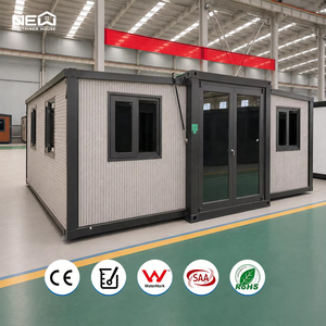 Casa Container Espandibile a Doppia Ala da 20 Piedi, Rifugio d'Emergenza a Rapido Dispiegamento, Alloggio Modulare Prefabbricato per Soccorso in Caso di Calamità - Product Image 1