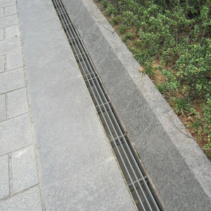 Grille de drainage extérieure en fer, <span class=keywords><strong>couvercle</strong></span> de gouttière en béton polymère durable, anti-corrosion, canal de drainage en acier inoxydable avec <span class=keywords><strong>couvercle</strong></span> - Product Image 3