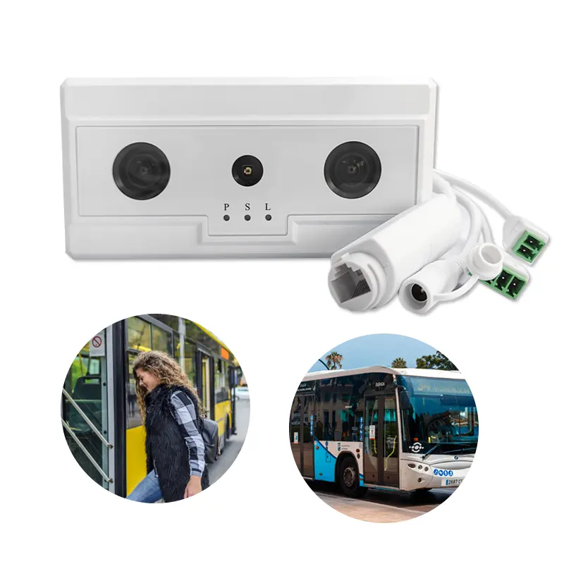 Migliore Qualità Professionale bus del passeggero sensore dispositivo di conteggio video contatore con 4g gps wifi per 2 porte persone