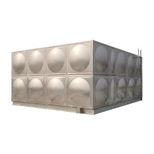 Tanque de Agua Industrial Cuadrado Compacto de Acero Inoxidable SS316 Atornillado - Product Image 1