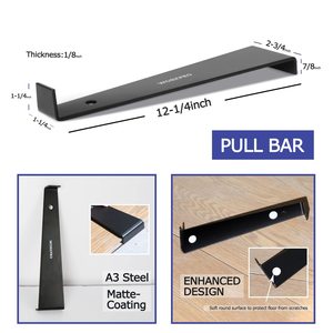<b>Workpro</b> Laminate Flooring Installation Kit With Mallet Pull Bar Tapping Blocks For Wood Floor Installation - Product Image 4