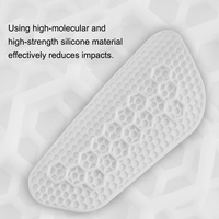 Protège-tibias de football miniatures en silicone respirant et léger, vierges pour sublimation et impression personnalisée, ajustables pour adultes