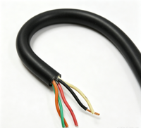 Câble flexible résistant aux intempéries pour éclairage extérieur de pelouse et de paysage Zhongkai Industrial SJOOW/SOOW 3x14AWG PE/CPE Caoutchouc 300/600V CPE