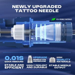 Solong chuyên nghiệp Tattoo Nguồn cung cấp dùng một lần hawink Tattoo Cartridge kim Silicone màng ngón tay phần còn lại 10 cái/hộp cơ thể nghệ thuật - Product Image 6