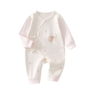 Body de Bebé de Algodón Puro, Tejido, Unisex, Ropa de Primavera/Otoño para Bebés con Diseño Bordado - Product Image 5