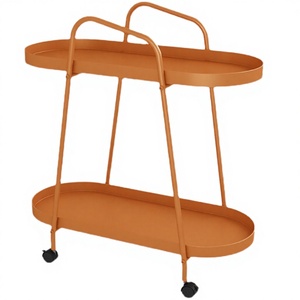 Table basse de salon moderne, mobile et durable, avec chariot de rangement, mobilier commercial de luxe léger - Product Image 2