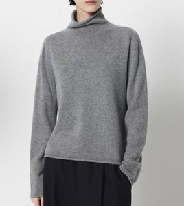 Designer's Stylish Turtleneck Oversize Cashmere/Wool Sweater Pullover Tops Cozy and <strong>Slouchy</strong> Style Blank Women's Sweater <strong>Jumper</strong> - Product Image 5