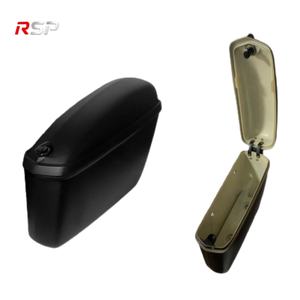 Maletas Laterales <span class=keywords><strong>para</strong></span> Motocicleta RSP K7, Maletas de ABS Rígidas, Alforjas, Par Izquierdo y Derecho Universales, 44x16x28cm, Sin Soporte - Product Image 3