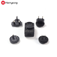 Shenzhen Merryking Universal EE. UU. UE Reino Unido AU Enchufe Internacional 5V 2a USB AC DC Adaptador de corriente de pared Cargador de teléfono celular