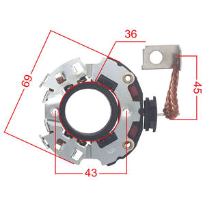 Parti di ricambio per motorino di avviamento automatico, gruppo portaspazzole in carbone 69-9116 per motorini di avviamento - Product Image 5