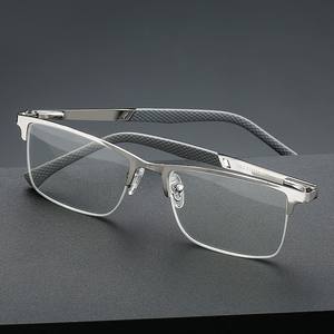 <span class=keywords><strong>Gafas</strong></span> de <span class=keywords><strong>Lectura</strong></span> con Lentes Transparentes Anti-Luz Azul, Estilo Moderno, Plateadas, para Personas Mayores y de Mediana Edad, Unisex, Montura Metálica, Venta al Por Mayor - Product Image 2