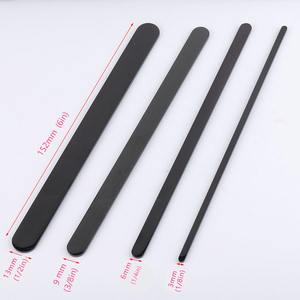 6 इंच दर्पण पॉलिश स्टेनलेस स्टील आयत आकर्षण रिक्त मुद्रांकन DIY सी खुला कफ चूड़ी सामग्री - Product Image 4