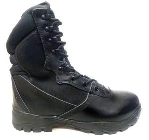 Bottes en cuir noir TSB0205 personnalisées pour hommes - Product Image 1
