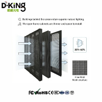 Écran LED transparent D-King pour intérieur, film LED transparent, panneaux LED transparents, bande LED transparente, écran LED transparent pour les magasins de détail