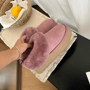 Nouvelles Bottes Personnalisées 2026 pour Hommes, Style Ugg Australien, en Fourrure de Mouton et Cuir Véritable, Chaussons Tasman, Bottes de Neige UG pour Femmes - Product Image 4