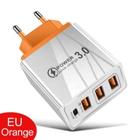 Prise murale intelligente USB C Adaptateur d'alimentation à charge rapide Charge rapide 3 ports USB et 1 port Type-C Chargeur mural USB pour téléphone