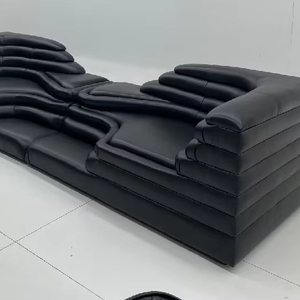 Set di Divani Modulari Sezionali dal Design Moderno per Soggiorno, Divano in Pelle, Arredamento per la Casa, Divano <span class=keywords><strong>Terrazza</strong></span> - Product Image 1