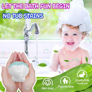 Bombes de <span class=keywords><strong>bain</strong></span> colorées et pétillantes pour enfants avec jouet surprise à l'intérieur, vegan, douces et sûres, pour la peau sensible des tout-petits - Product Image 3