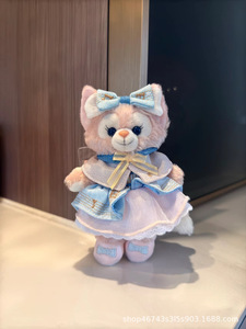 Portachiavi in cotone da 15 cm con stampa digitale <span class=keywords><strong>Lina</strong></span> Belle & Stellalou Duffy Rose, accessori per giocattoli promozionali 003 - Product Image 2