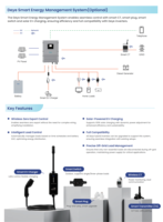 Stock Allemagne SUN-SMART-SWITCH01P31 Système de gestion de l'énergie sans fil à faible latence, Interrupteur intelligent Deye, Communication Lora 200m