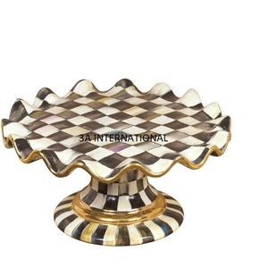 Diseño creativo tallado a mano en forma redonda, equipo para servir pasteles, soporte de pastel de Metal, soporte de servidor de postres de Hotel a un precio asequible - Product Image 1