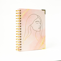 Planificateur d'autosoins personnalisé avec impression, planificateur de pleine conscience, bien-être, couverture rigide, carnet d'inspiration, journal de manifestation, carnet de notes
