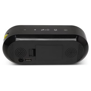 Réveil multifonction avec météo Noir RDC2002WBLK - Product Image 4