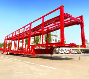 Semi-remorque porte-voitures à 3 essieux, capacité de transport de 6 à 10 unités, charge utile de 60 000 kg, style européen - Product Image 5