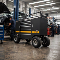 Chariot d'atelier robuste avec roulettes verrouillables, 10 tiroirs, capacité de 500 kg, OBM OEM disponible, matériau SPCC, certifié ISO CE