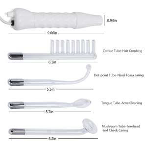 Portable High Frequency Facial Machine for Home Use Handheld Wand for Skin <strong>Therapy</strong> Hair Scalp <strong>Stimulation</strong> <strong>Electric</strong> Power - Product Image 2