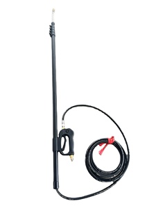 Lance télescopique haute pression en fibre <span class=keywords><strong>de</strong></span> carbone pour nettoyage <span class=keywords><strong>de</strong></span> toiture avec pistolet à eau et tuyau - Product Image 2