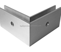 Profilé en U en aluminium durable pour verre de 10 mm, profilé en U en aluminium perforé pour garde-corps en verre pour clôture/mur