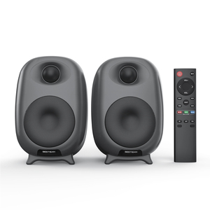 Mini altavoz inalámbrico de 50W para estantería, bajo fuerte, sistema de cine en casa de 2,0 canales con control remoto para ordenador, fácil de usar - Product Image 2