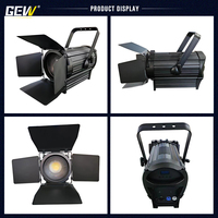 Foco Fresnel DMX512 de 300W 400W con Zoom Eléctrico Manual, Luz LED COB para Escenario, Teatro, Estudio, Sala de Reuniones